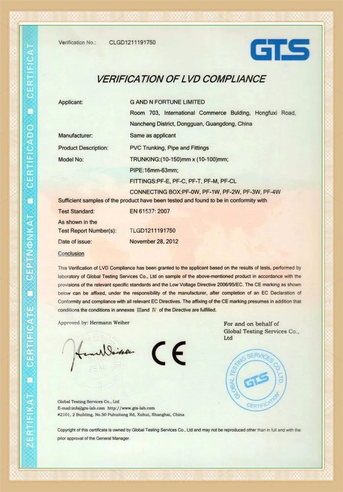 CE Certificate