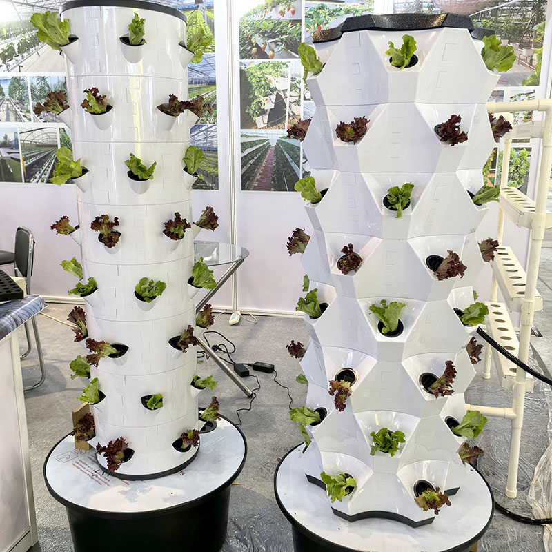 Vertical Hydroponics Tower